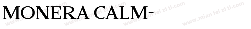 Monera Calm字体转换